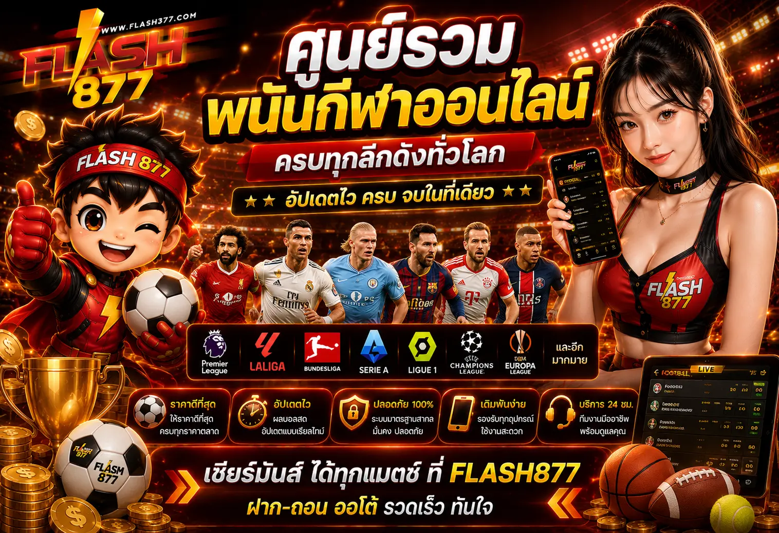 FLASH877 คาสิโนสด บาคาร่าออนไลน์ ฝากถอนรวดเร็ว